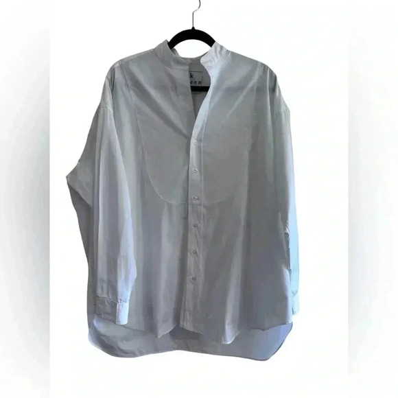 Frank & Eileen VICTORIA Italian Tuxedo Shirt. Size S - Picture 12 of 16